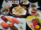 春の味覚コース・料理９品すし一人前