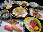 春の味覚コース・料理１０品（すし半人前）
