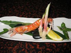 登呂町 メニュー 車えび塩焼き