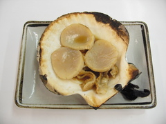 両替町店　お勧め　 帆立醤油焼き