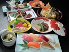 秋の味覚・料理9品寿司1人前コース